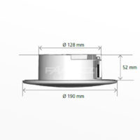 FAAC Box pro zapuštěnou montáž radaru XM 200 (105445)